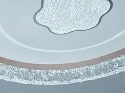 Стильна стельова LED люстра в коридор Diasha WG5157/B WH, Ø48 см, 85 W - мініатюра 6