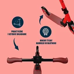 Самокат Hudora Bigwheel UP 200 Red (14152) - мініатюра 2
