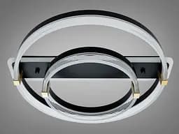 LED-люстра кільця Diasha 5248/500+300BK 75W, 4125 lm - мініатюра 5