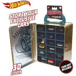 Контейнер Hot Wheels для 18 машинок вінтажний золотистий (HWCC22G) - мініатюра 3