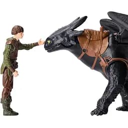 Набір Dragons Як приборкати дракона Беззубик 33 см та вершник Гикавка 7.5 см (SM66663/6074007) - мініатюра 4