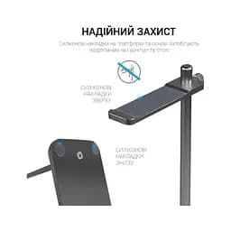 Підставка для гарнітури OfficePro Aluminum Alloys Grey (LS350G) - мініатюра 8