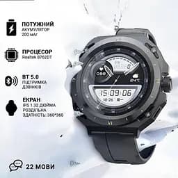 Годинник розумний HOCO Y14 (call version) з функцією дзвінків IP67 - мініатюра 5