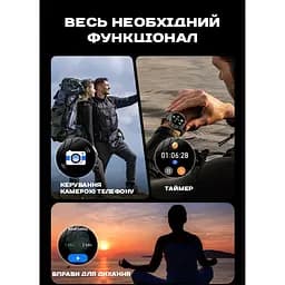 Годинник Smart Surf X Pro Black Rubber, 2 ремінця - мініатюра 27