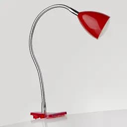 Настільна лампа Brille на гнучкій ніжці на прищепці червона MTL-22 1.8W red - мініатюра 2