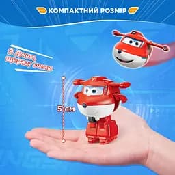 Ігрова фігурка-трансформер Super Wings Transform-a-Bots Джетт (Jett) 5 см (EU780010) - мініатюра 5