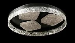 Люстра стельова LED Splendid Ray L2972/470/3+1, 112W, чорний, сучасний стиль з пультом, димер, 47 см