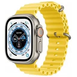 Смарт-часы Apple Watch Ultra GPS + Cellular 49 mm Titanium Case with Yellow Ocean Band (MNH93/MNHG3)