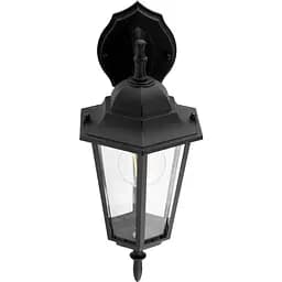 Настінний ретро-ліхтар Lumiled Bellis, чорний мат, спрямований вниз - мініатюра 3
