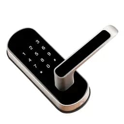 Замок біометричний автономний Trinix TRL-5107BTF Silver Right з Bluetooth, зчитувачем відбитків пальців і карт Mifare (65-00025) - мініатюра 3