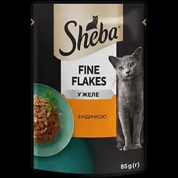 Набір вологого корму для котів Sheba, Мікс 15 шт. + з куркою та яловичиною в соусі 5 шт. 1.7 кг (20 шт. х 85 г) - мініатюра 2