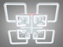 Біла LED люстра в дитячу з диммером і підсвічуванням, 190W - мініатюра 2