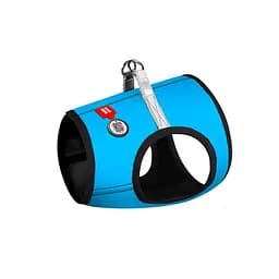 Шлея для собак м'яка Waudog Clothes з QR паспортом, Colors of freedom, XS3, В 32-35 см, С 22-24 см - мініатюра 2