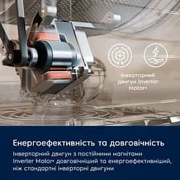 Electrolux Пральна машина Electrolux фронтальна, 9кг, 1400, A, 66см, дисплей, пара, інвертор, білий - мініатюра 3