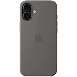 Силіконовий чохол CasePro Silicone Case з MagSafe Stone Gray для iPhone 16 Plus - мініатюра 4