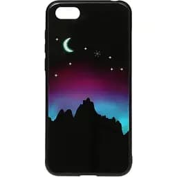 Чохол-накладка Toto Night Light Print Glass Case HuAwei Y5 2018 Young Moon