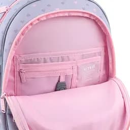 Рюкзак для початкової школи Kite Education 763S Pixel Love Сірий (K26-763S-1) - мініатюра 10