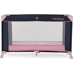 Ліжко-манеж Babytiger Viki Pink Navy темно-сірий з рожевим (00-00304829) - мініатюра 3