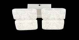 Люстра стельова LED Splendid Ray L3181/4, 96W, білий, з пультом, сучасний стиль - мініатюра 4