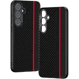 Чохол накладка Primolux CFC для Samsung Galaxy S24 (SMS921) Black&Red