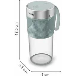 Блендер портативний Tefal Lightmix для смузі зелений (BL1C0430) - мініатюра 14