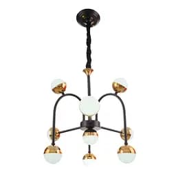 Люстра Brille молекула підвісна LED 120W WW+NW+CW BK+G (BL-747S/10) - мініатюра 6