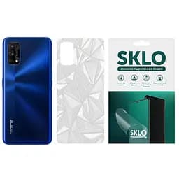 Захисна гідрогелева плівка SKLO Back (тил) Transsp. для Realme C20 Прозорий / Diamonds