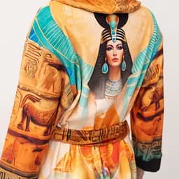 Халат жіночий з плюшевого велюру ексклюзивний Egypt 18361 XS-S - мініатюра 4