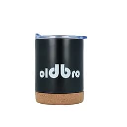 Кавовий кухоль OldBro для старого друга з корковим дном 360 мл BlackClassic із нержавіючої сталі з подвійними стінками - мініатюра 2