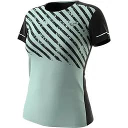 Футболка жіноча Dynafit Alpine 2 W S/S Tee S Чорний-Зелений - мініатюра 4