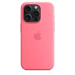 Силіконовий чохол CasePro Silicone Case with MagSafe Pink для iPhone 15 Pro - мініатюра 4