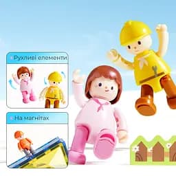 Магнітний конструктор Mideer Міські герої 33 елементи (MD1641) - мініатюра 2