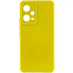 Чехол Silicone Cover Lakshmi Full Camera (A) для Xiaomi Poco X5 5G / Redmi Note 12 5G Желтый / Flash