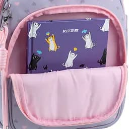 Рюкзак для початкової школи Kite Education 763S Pixel Love Сірий (K26-763S-1) - мініатюра 9