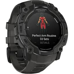 Смарт-годинник Garmin Instinct 3 50mm AMOLED Black with Charcoal Band (010-03020-00) - мініатюра 3
