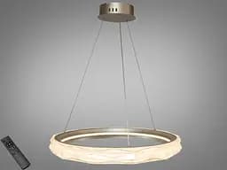 LED-люстра кільце Diasha 583-600G золото, 95 Вт, з пультом, 60 см, до 17 м2 - мініатюра 3