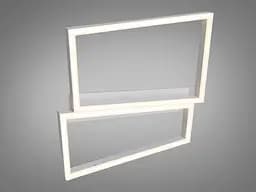 Сучасна LED-люстра Diasha 2552WH dimmer 57W, 3135 lm, 46x41 см з регулюванням світла - мініатюра 3
