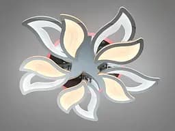Люстра стельова Diasha хром LED 130W пульт димер CCT - мініатюра 2