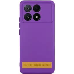 Чохол TPU GETMAN Liquid Silk Full Camera для Motorola Moto G15 4G / G15 Power / G17 / G17 Power Фіолетовий / Purple