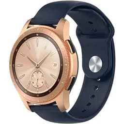 Ремінець DK CDK для Realme Watch 20mm Silicone Sport Band (011908) (dark blue) - мініатюра 4