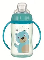 Поїльник тренувальний Canpol babies Cute Animals Ведмедик, 320 мл, бірюзовий (56/512_tur) - мініатюра 1