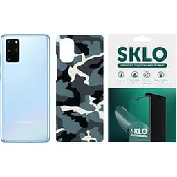 Захисна плівка SKLO Back тил Camo для Samsung Galaxy J3 Prime Блакитний / Army Blue