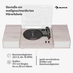 Програвач вінілу Auna TT-Play2x10W BT RCA-Out (10045082) - мініатюра 2