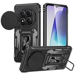 Чохол Epik ударостійкий Camshield Army Ring для Xiaomi Redmi Note 14 Pro 4G/5G/Poco X7 Чорний/Black