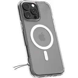 Прозорий чохол Spigen Ultra Hybrid MagSafe Frost Clear для iPhone 16 Pro (ACS08133) - мініатюра 2