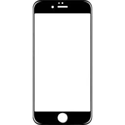 Захисне скло Toto 5D Full Cover Tempered Glass iPhone 6/6s Black