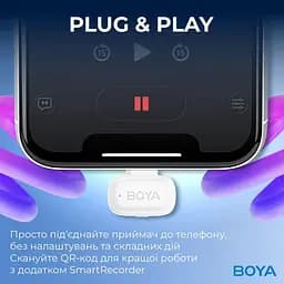 Мікрофон Boya mini-13 Type-C/Lightning White (mini-13) - мініатюра 12