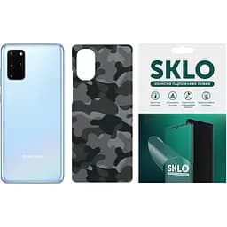 Захисна плівка SKLO Back тил Camo для Samsung Galaxy J4+ 2018 Сірий / Army Gray