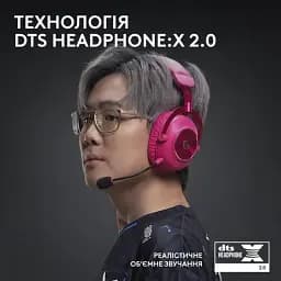 Гарнітура Logitech G Pro X2 Wireless Lightspeed Magenta (981-001275) - мініатюра 6