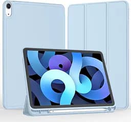 Чохол-книжка CDK Еко-шкіра силікон Smart Case cлот стилус для Apple iPad Air 10.9" 4gen 2020 (015026) white - мініатюра 2